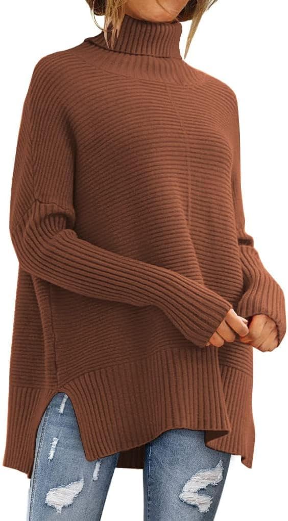 LILLUSORY oversized turtleneck tunic sweater, photo 2 of 23