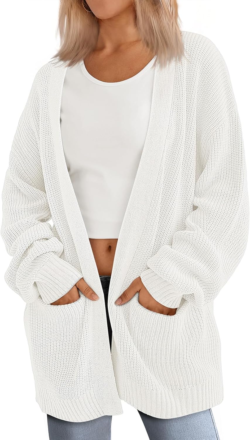 LILLUSORY oversized long cardigan with pockets, photo 12 of 19