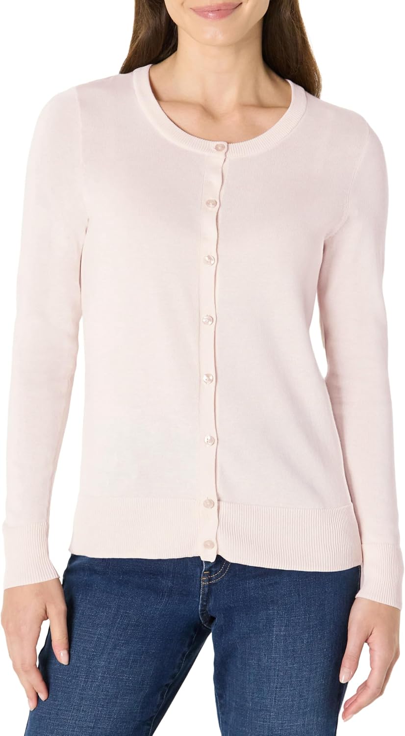Amazon Essentials lightweight crewneck cardigan sweater, photo 13 of 26