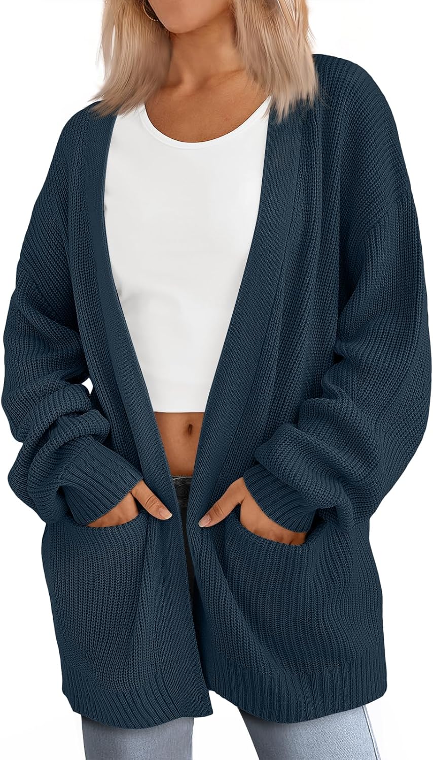 LILLUSORY oversized long cardigan with pockets, photo 7 of 19