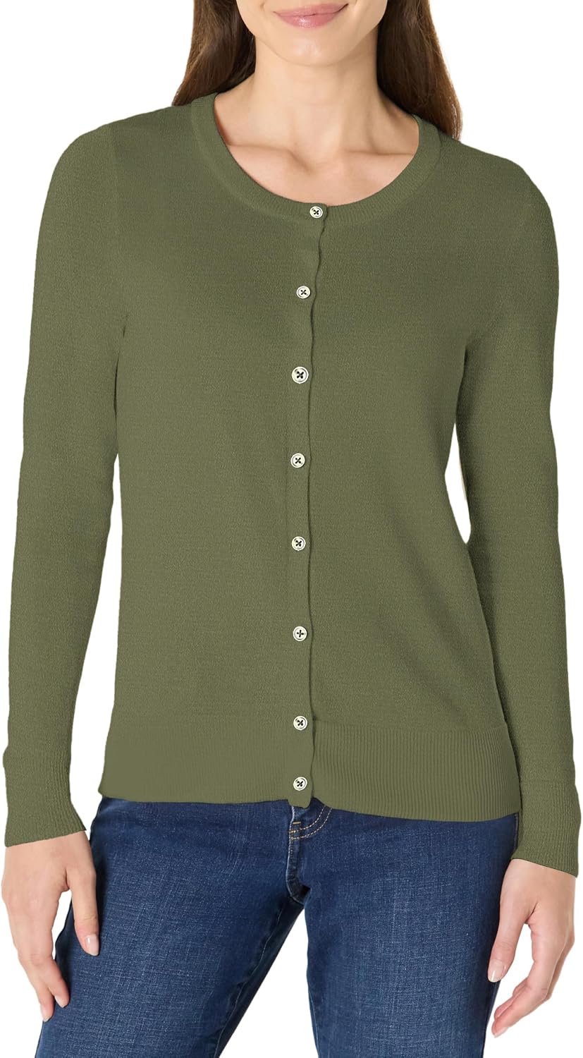 Amazon Essentials lightweight crewneck cardigan sweater, photo 14 of 26