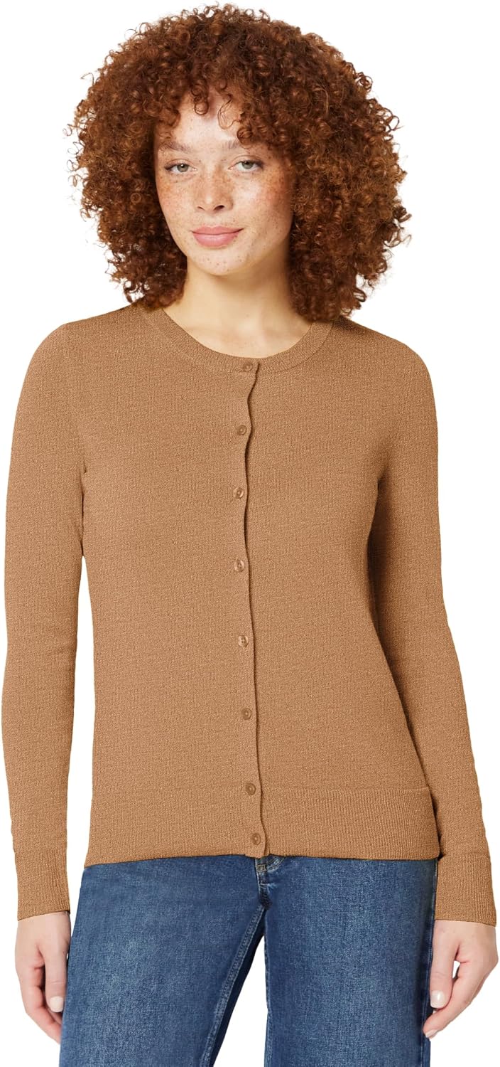 Amazon Essentials lightweight crewneck cardigan sweater, photo 23 of 26