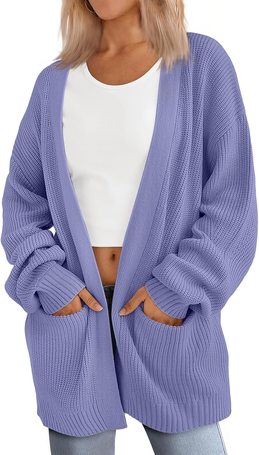 LILLUSORY oversized long cardigan with pockets, photo 14 of 19