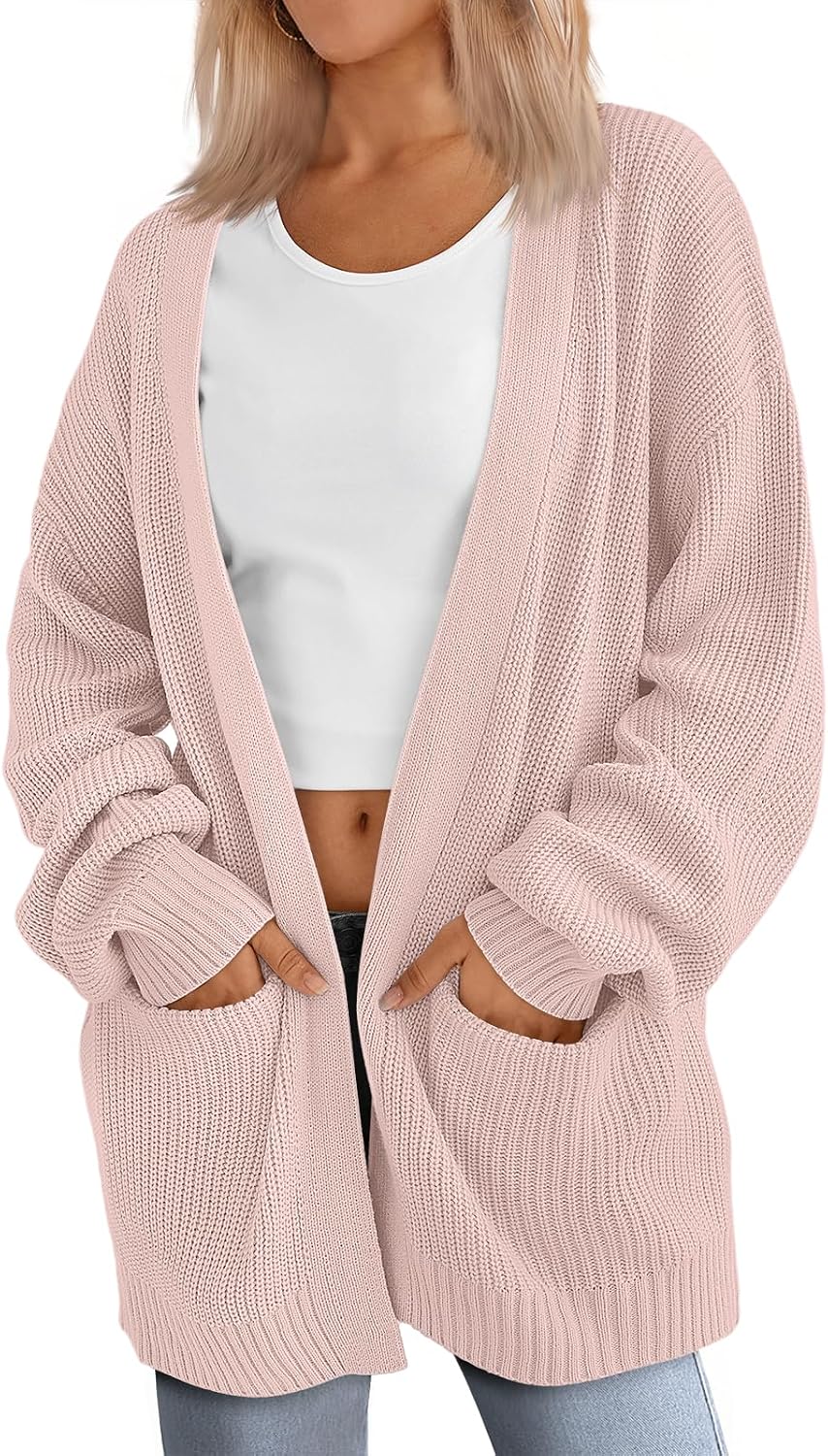 LILLUSORY oversized long cardigan with pockets, photo 10 of 19