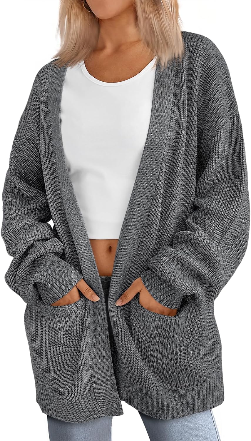 LILLUSORY oversized long cardigan with pockets, photo 19 of 19