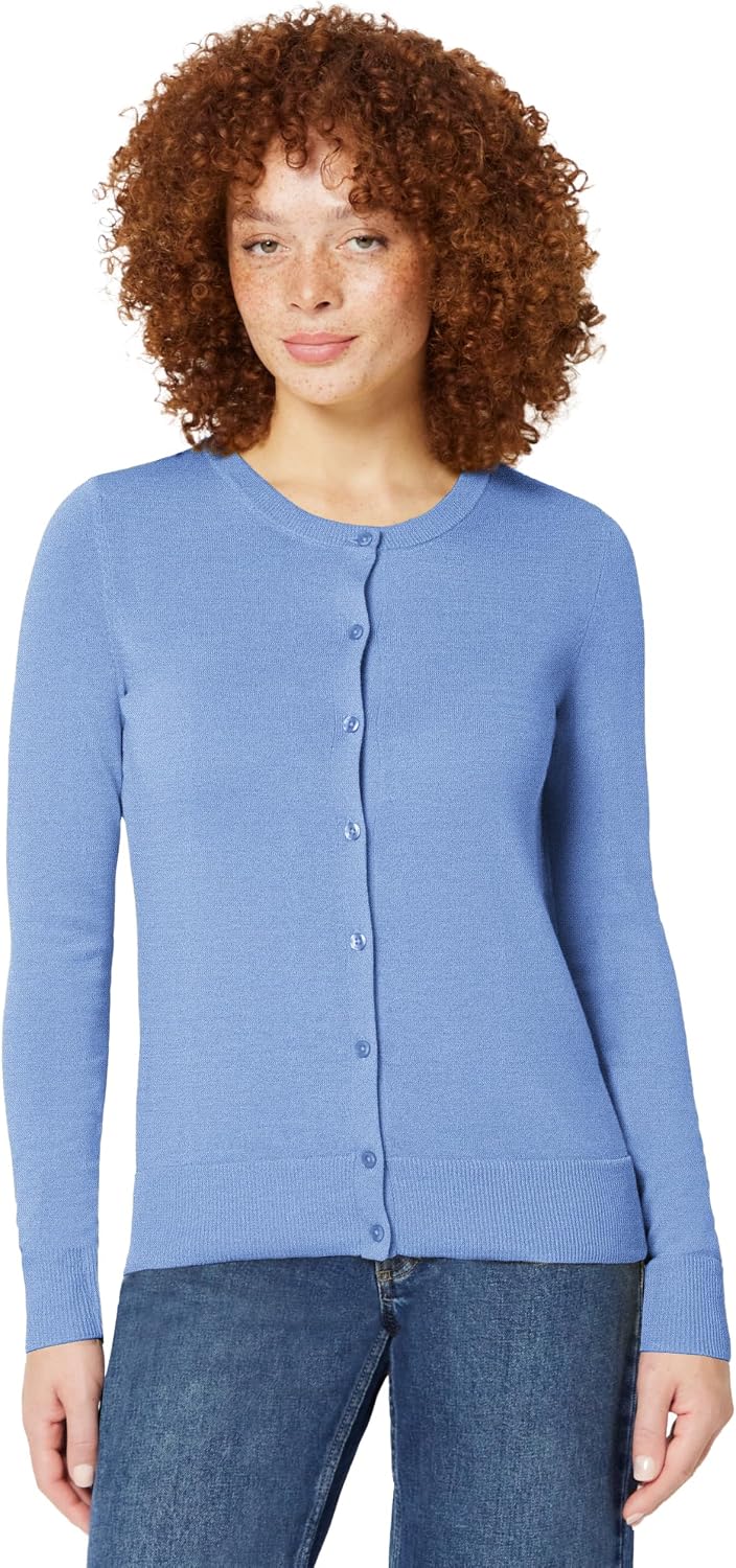 Amazon Essentials lightweight crewneck cardigan sweater, photo 24 of 26